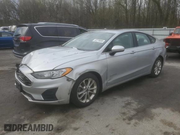 2019 Ford Fusion SE with VIN 3FA6P0LU9KR212506, listed as a Copart auction lot 52276695 with 177,015 mi miles and Salvage Title. Bid and sale history available at DreamBid. Image 1.