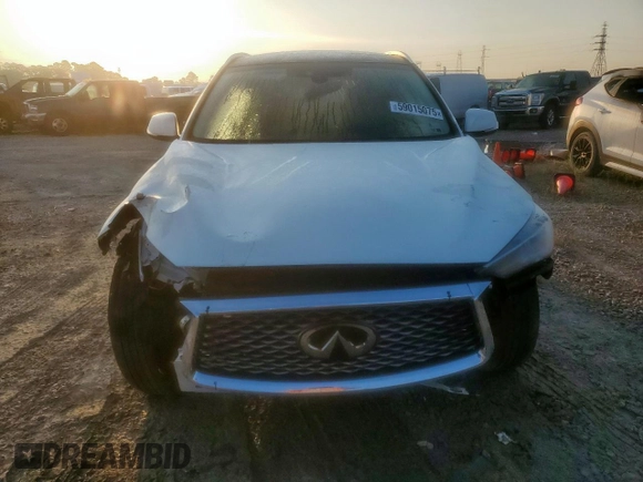 2024 Infiniti QX50 Luxe z VIN 3PCAJ5BA6RF104043, wystawiony jako Copart lot #59015075 z przebiegiem 13 276 mil mil oraz Szkoda całkowita • Salvage title. Historia ofert i sprzedaży dostępna na DreamBid. Obrazek 5.