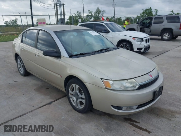 2003 Saturn ION with VIN 1G8AL52F03Z132468, listed as a IAAI auction lot 42113437 with 49,508 mi miles. Bid and sale history available at carsss.com. Image 1.