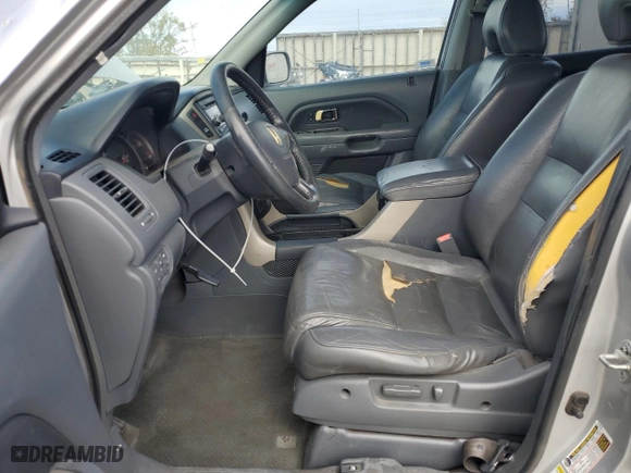 2007 Honda Pilot EX-L with VIN 5FNYF28557B037344, listed as a Copart auction lot 82451984 with 283,504 mi miles and Salvage Title. Bid and sale history available at carsss.com. Image 7.