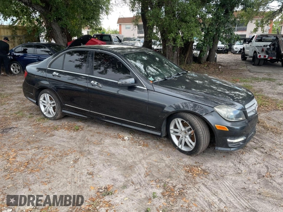 2013 Mercedes-Benz C 300 Sport with VIN WDDGF8AB6DR247705, listed as a IAAI auction lot 42196857 with 113,664 mi miles and . Bid and sale history available at DreamBid. Image 1.