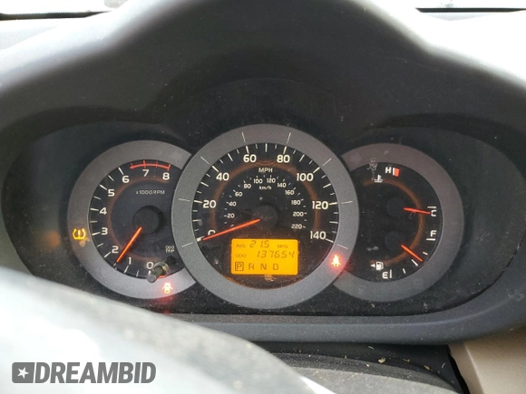 2010 Toyota RAV4 Limited with VIN JTMDF4DV8A5034916, listed as a Copart auction lot 81461364 with 137,654 mi miles and Clean title. Bid and sale history available at DreamBid. Image 9.