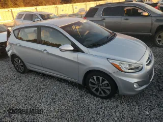 2015 Hyundai Accent Sport with VIN KMHCU5AEXFU233647, listed as a Copart auction lot 80048004 with 90,875 mi miles and Salvage Title. Bid and sale history available at carsss.com. Image 4.
