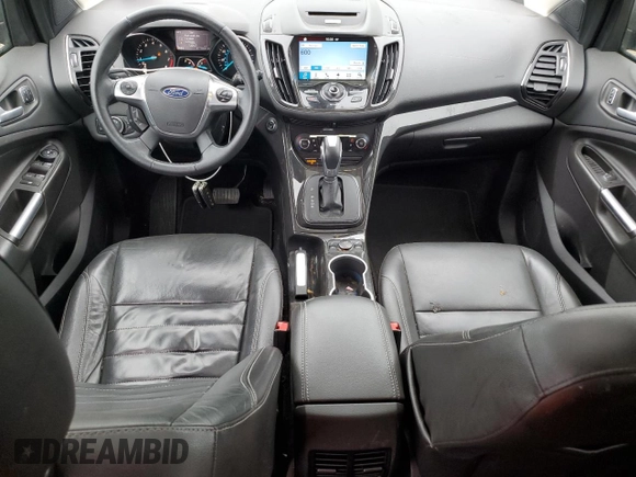 2016 Ford Escape Titanium with VIN 1FMCU9J95GUA58624, listed as a Copart auction lot 59915305 with 102,061 mi miles and Salvage title. Bid and sale history available at DreamBid. Image 8.