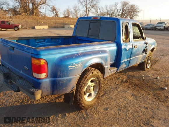 1999 Ford Ranger XL with VIN 1FTZR15V7XPB38465, listed as a IAAI auction lot 41097622 with 196,946 mi miles. Bid and sale history available at carsss.com. Image 4.