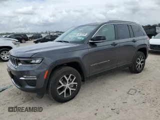 2024 Jeep Grand Cherokee Limited z VIN 1C4RJHBG0R8514555, wystawiony jako Copart lot #55113195 z przebiegiem 4 707 mil mil oraz Szkoda całkowita • Salvage title. Historia ofert i sprzedaży dostępna na DreamBid. Obrazek 1.