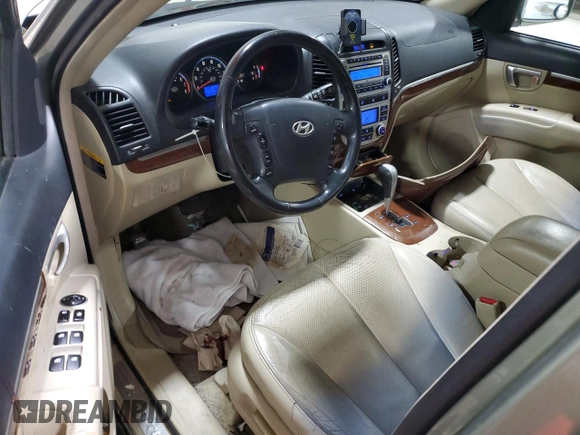 2007 Hyundai Santa Fe SE with VIN 5NMSH73E37H031738, listed as a Copart auction lot 55100575 with 187,435 mi miles and Salvage title. Bid and sale history available at DreamBid. Image 8.