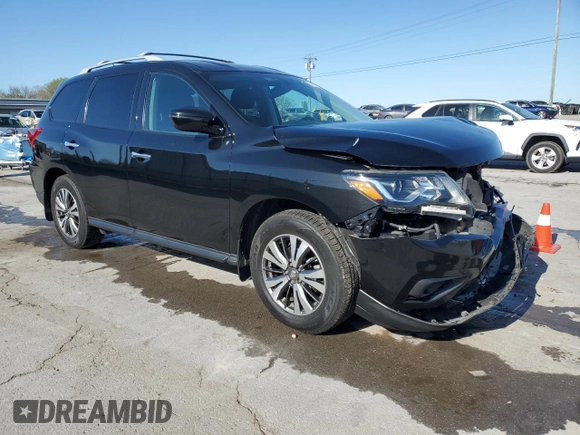 2017 Nissan Pathfinder Platinum with VIN 5N1DR2MN2HC659390, listed as a Copart auction lot 51912645 with 96,081 mi miles and Salvage Title. Bid and sale history available at carsss.com. Image 4.
