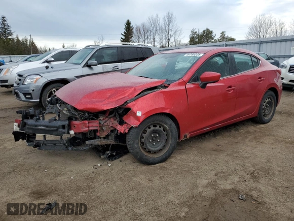 2014 Mazda 3 i Touring with VIN JM1BM1V72E1133918, listed as a Copart auction lot 49766305 with 422,560 mi miles and Salvage Title. Bid and sale history available at DreamBid. Image 1.