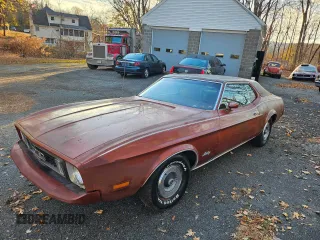 1973 Ford Mustang с VIN 3F04H196065, выставлен на аукционе Copart как лот 81649804 с пробегом 81 845 миль миль и Чистый • Clean title. История ставок и продаж доступна на DreamBid. Изображение 2.