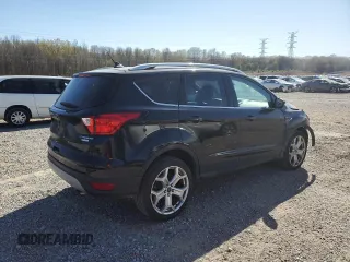 2019 Ford Escape Titanium with VIN 1FMCU0J94KUB81464, listed as a Copart auction lot 50370615 with 72,598 mi miles and Salvage title. Bid and sale history available at DreamBid. Image 3.
