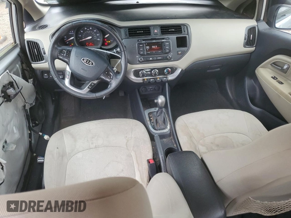 2013 Kia Rio EX with VIN KNADN4A34D6104154, listed as a Copart auction lot 60482575 with 125,976 mi miles and Salvage title. Bid and sale history available at DreamBid. Image 8.