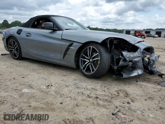 2024 BMW Z4 sDrive30i with VIN WBAHF3C0XRWY33763, listed as a Copart auction lot 58850565 with Not provided miles and Salvage title. Bid and sale history available at DreamBid. Image 4.