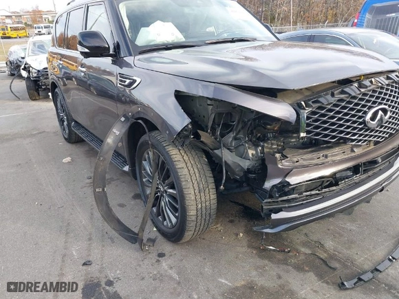 2023 Infiniti QX80 LUXE with VIN JN8AZ2AEXP9304933, listed as a IAAI auction lot 40961697 with 26,746 mi miles. Bid and sale history available at carsss.com. Image 6.