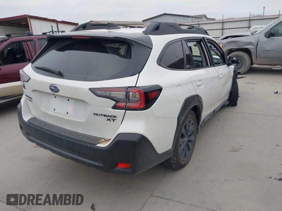 2024 Subaru Outback Onyx XT with VIN 4S4BTGLD7R3288954, listed as a IAAI auction lot 41386232 with 8,313 mi miles and . Bid and sale history available at DreamBid. Image 4.