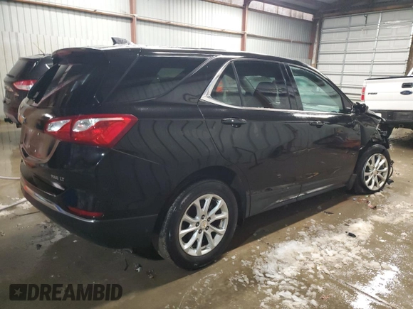 2019 Chevrolet Equinox LT with VIN 2GNAXUEV9K6121154, listed as a Copart auction lot 81939154 with 76,448 mi miles and Salvage Title. Bid and sale history available at DreamBid. Image 3.