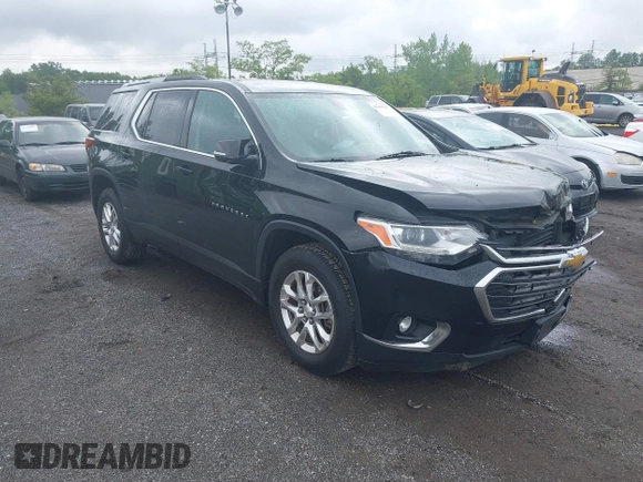 2018 Chevrolet Traverse LT Cloth z VIN 1GNEVGKWXJJ213302, wystawiony jako IAAI lot #42298743 z przebiegiem 138 282 mil mil oraz . Historia ofert i sprzedaży dostępna na DreamBid. Obrazek 1.