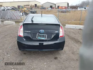 2013 Toyota Prius One with VIN JTDKN3DU9D5555689, listed as a IAAI auction lot 42041510 with 116,597 mi miles. Bid and sale history available at carsss.com. Image 16.