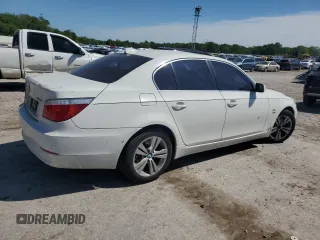 2010 BMW 5 Series 528i xDrive with VIN WBANV1C56AC158781, listed as a Copart auction lot 54364545 with Not Provided miles and Clean Title. Bid and sale history available at carsss.com. Image 3.