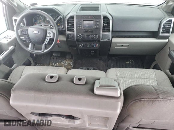 2017 Ford F-150 XL with VIN 1FTEW1EG0HFC21266, listed as a Copart auction lot 46624745 with 141,117 mi miles and Salvage Title. Bid and sale history available at carsss.com. Image 8.