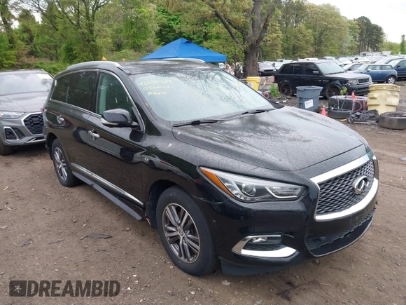 2017 Infiniti QX60 with VIN 5N1DL0MM6HC503852, listed as a IAAI auction lot 42236879 with 159,563 mi miles and . Bid and sale history available at DreamBid. Image 13.