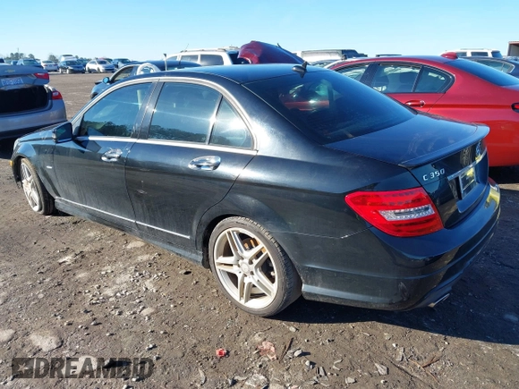 2012 Mercedes-Benz C 350 Sport with VIN WDDGF5HB5CR220949, listed as a IAAI auction lot 41555458 with 126,051 mi miles and . Bid and sale history available at DreamBid. Image 3.