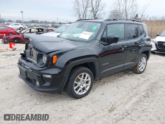 2021 Jeep Renegade Latitude with VIN ZACNJDB16MPN32088, listed as a IAAI auction lot 41503737 with 76,776 mi miles and . Bid and sale history available at DreamBid. Image 22.