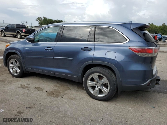 2014 Toyota Highlander Hybrid Limited with VIN 5TDDCRFH6ES006853, listed as a Copart auction lot 41426685 with 110,001 mi miles and Non Repairable. Bid and sale history available at carsss.com. Image 2.