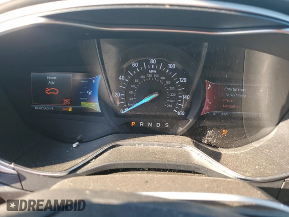 2014 Ford Fusion SE with VIN 3FA6P0H71ER107949, listed as a Copart auction lot 63616734 with 160,389 mi miles and Salvage Title. Bid and sale history available at DreamBid. Image 9.