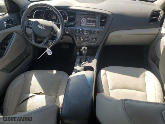 2013 Kia Optima EX with VIN 5XXGN4A7XDG203369, listed as a Copart auction lot 75633764 with 103,224 mi miles and Salvage Title. Bid and sale history available at carsss.com. Image 8.