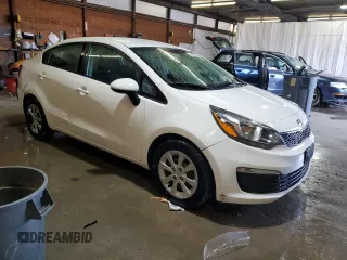 2016 Kia Rio LX with VIN KNADM4A34G6000917, listed as a Copart auction lot 54165495 with 113,272 mi miles and Salvage Title. Bid and sale history available at carsss.com. Image 4.