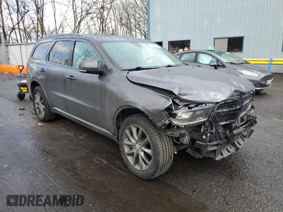 2017 Dodge Durango GT with VIN 1C4RDJDG5HC871754, listed as a Copart auction lot 47498285 with 66,040 mi miles and Salvage Title. Bid and sale history available at carsss.com. Image 4.
