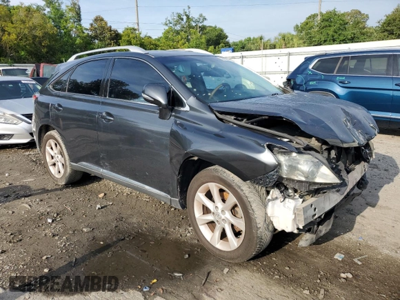2011 Lexus RX 350 with VIN 2T2ZK1BA8BC064725, listed as a Copart auction lot 58763565 with Not provided miles and Salvage title. Bid and sale history available at DreamBid. Image 4.