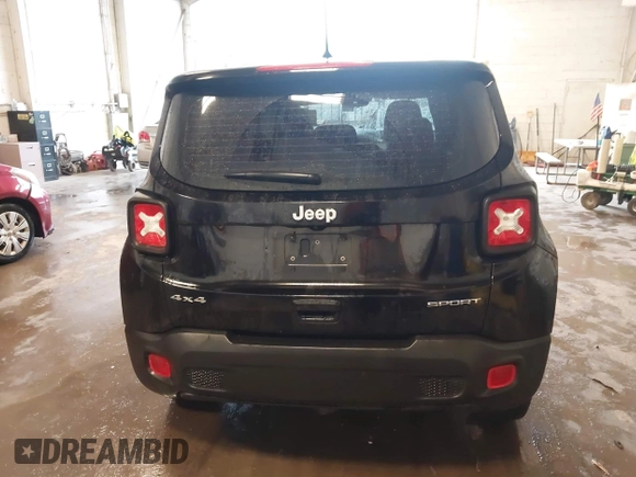 2019 Jeep Renegade Sport with VIN ZACNJBAB7KPK88737, listed as a IAAI auction lot 42347321 with 98,597 mi miles and . Bid and sale history available at DreamBid. Image 16.