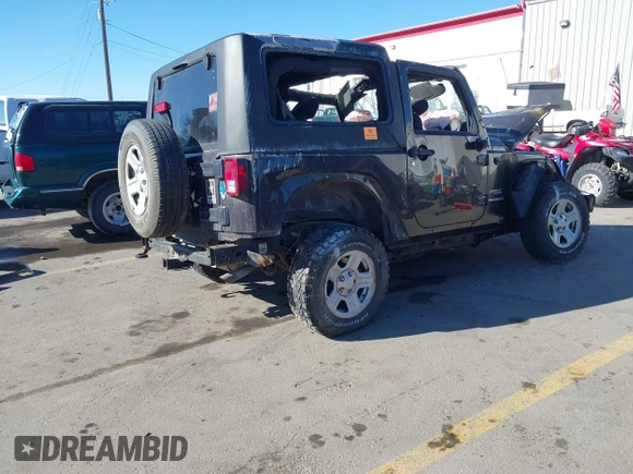 2013 Jeep Wrangler Sport with VIN 1C4AJWAG0DL645039, listed as a IAAI auction lot 41847808 with Not provided miles and . Bid and sale history available at DreamBid. Image 4.