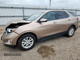 2018 Chevrolet Equinox LT with VIN 2GNAXJEV7J6267159, listed as a Copart auction lot 61305955 with 54,791 mi miles and Salvage title. Bid and sale history available at DreamBid. Image 1.
