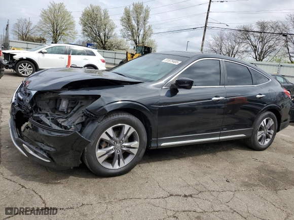 2013 Honda Crosstour EX-L with VIN 5J6TF2H51DL004676, listed as a Copart auction lot 51875405 with 154,756 mi miles and Salvage Title. Bid and sale history available at carsss.com. Image 1.