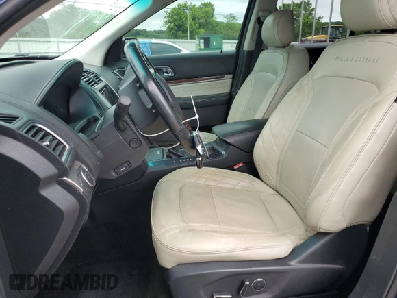 2017 Ford Explorer Platinum with VIN 1FM5K8HT4HGA97313, listed as a Copart auction lot 61678415 with 137,405 mi miles and Salvage title. Bid and sale history available at DreamBid. Image 7.