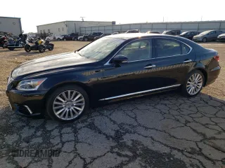 2015 Lexus LS 460 z VIN JTHCL5EF3F5025211, wystawiony jako Copart lot #46591475 z przebiegiem 83 007 mil mil oraz Szkoda całkowita • Salvage title. Historia ofert i sprzedaży dostępna na DreamBid. Obrazek 1.