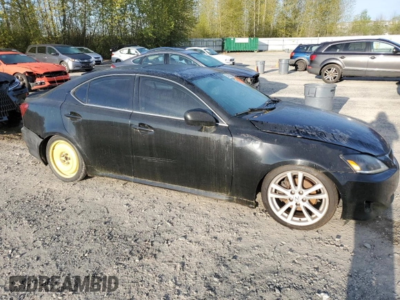 2006 Lexus IS 250 Manual with VIN JTHBK262565025588, listed as a Copart auction lot 53162825 with 0 mi miles and Clean Title. Bid and sale history available at carsss.com. Image 4.