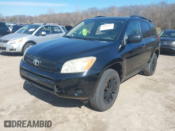 2007 Toyota RAV4 with VIN JTMZD33V376037409, listed as a IAAI auction lot 42001277 with 255,217 mi miles. Bid and sale history available at carsss.com. Image 2.