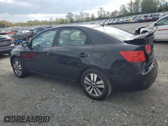 2013 Kia Forte EX with VIN KNAFU4A25D5704903, listed as a Copart auction lot 75198944 with 130,479 mi miles and Salvage Title. Bid and sale history available at carsss.com. Image 2.