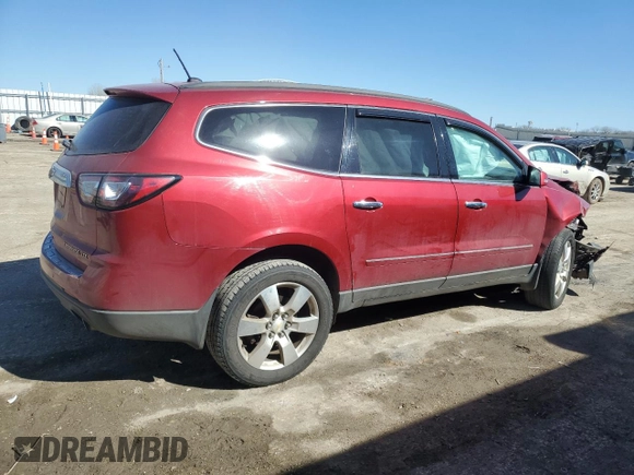 2013 Chevrolet Traverse LTZ z VIN 1GNKVLKD0DJ101204, wystawiony jako Copart lot #46361955 z przebiegiem 187 287 mil mil oraz Szkoda całkowita • Salvage title. Historia ofert i sprzedaży dostępna na DreamBid. Obrazek 3.