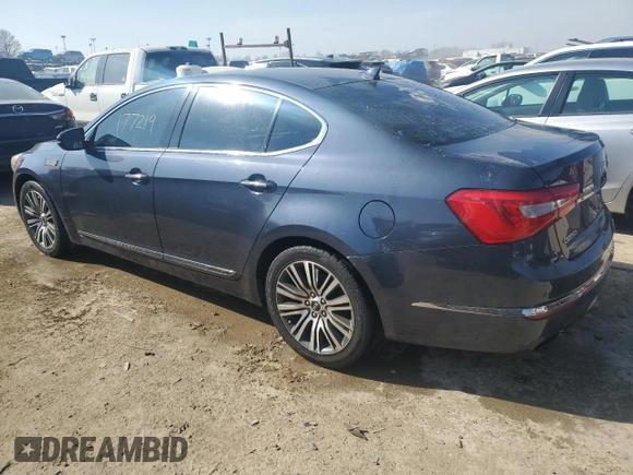 2014 Kia Cadenza Premium with VIN KNALN4D76E5128795, listed as a Copart auction lot 44547174 with 177,219 mi miles and Salvage Title. Bid and sale history available at carsss.com. Image 2.