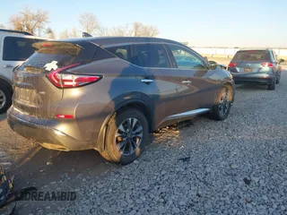 2017 Nissan Murano SL with VIN 5N1AZ2MHXHN185657, listed as a IAAI auction lot 41266313 with 137,559 mi miles and . Bid and sale history available at DreamBid. Image 4.