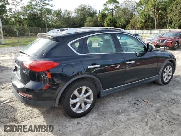 2008 Infiniti EX Journey with VIN JNKAJ09E68M300418, listed as a Copart auction lot 77326494 with 71,183 mi miles and Salvage Title. Bid and sale history available at DreamBid. Image 3.