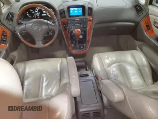2002 Lexus RX 300 with VIN JTJHF10U220260734, listed as a Copart auction lot 80575794 with 161,218 mi miles and Salvage Title. Bid and sale history available at carsss.com. Image 8.