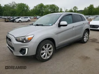 2015 Mitsubishi Outlander SE with VIN 4A4AR4AU0FE045186, listed as a Copart auction lot 58722005 with 130,299 mi miles and Salvage title. Bid and sale history available at DreamBid. Image 1.