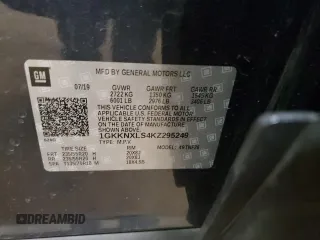 2019 GMC Acadia Denali с VIN 1GKKNXLS4KZ295249, выставлен на аукционе Copart как лот 55324435 с пробегом 72 816 миль миль и Списание • Salvage title. История ставок и продаж доступна на DreamBid. Изображение 14.