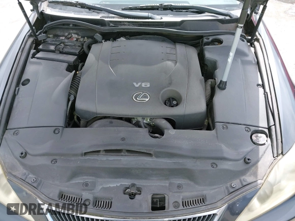 2006 Lexus IS 250 with VIN JTHBK262X65014294, listed as a IAAI auction lot 42165001 with 203,762 mi miles and . Bid and sale history available at DreamBid. Image 10.